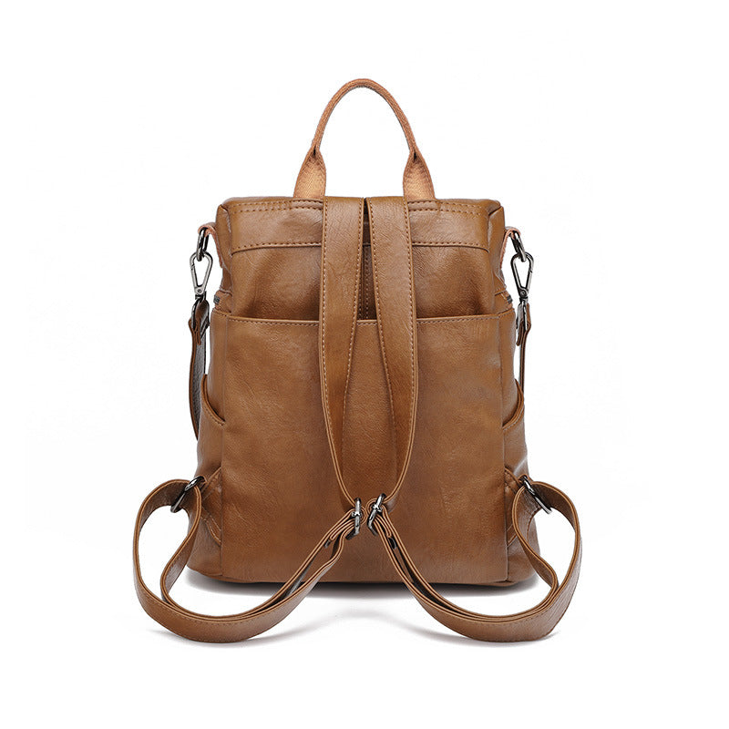 Women’s Cowhide and PU Everyday Backpack