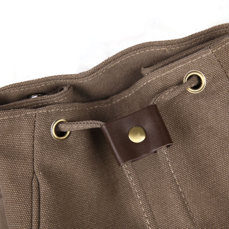 Retro Canvas Laptop Backpack – 40 × 30 × 15 cm
