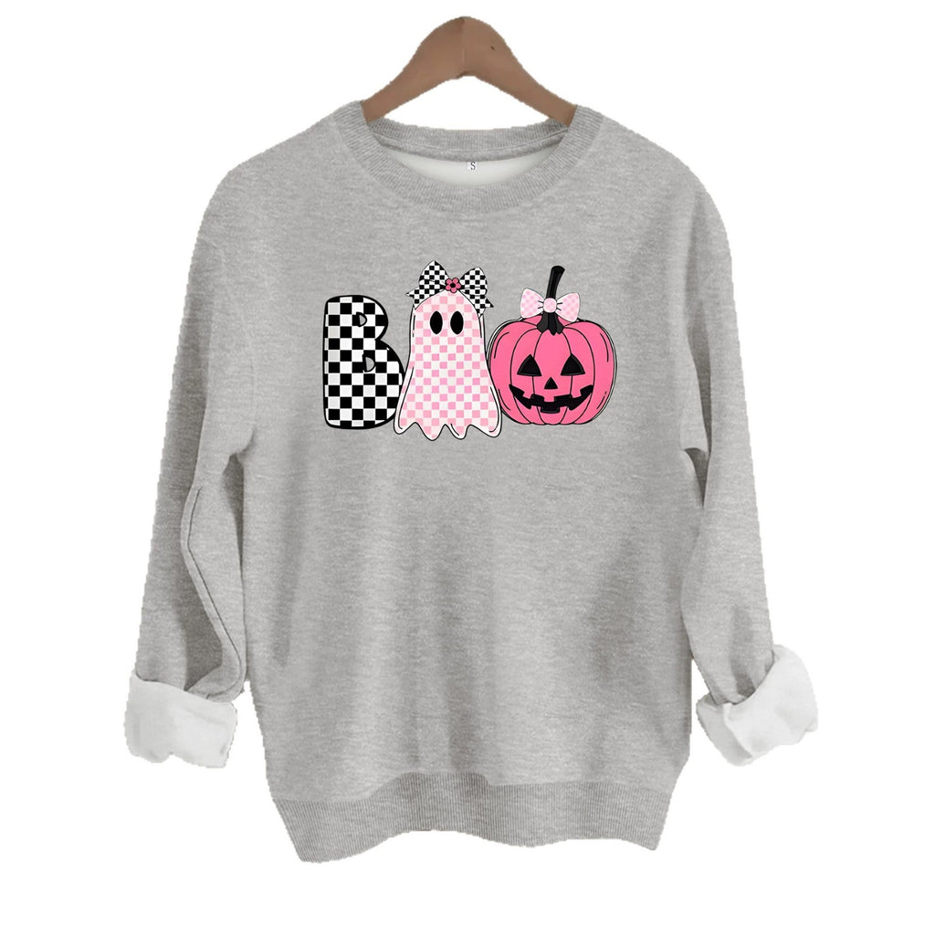 Round neck fleece hoodie