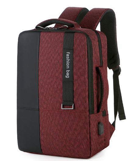 Business Commuter Laptop Backpack with USB Port — 20–35L Lightweight Work Bag