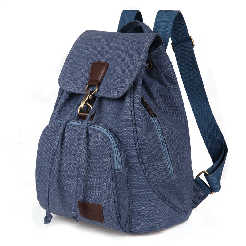 Retro Canvas Laptop Backpack – 40 × 30 × 15 cm