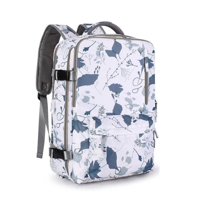 Expandable Travel & Laptop Backpack — 20–35L Oxford Carry-On Bag, Fits 15.6" Laptop