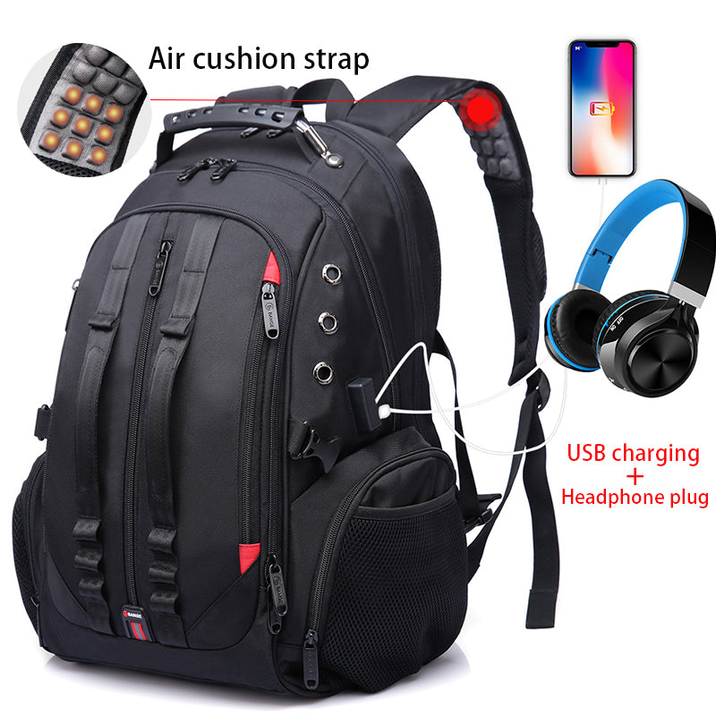 Large 15.6-Inch USB Laptop Travel Backpack