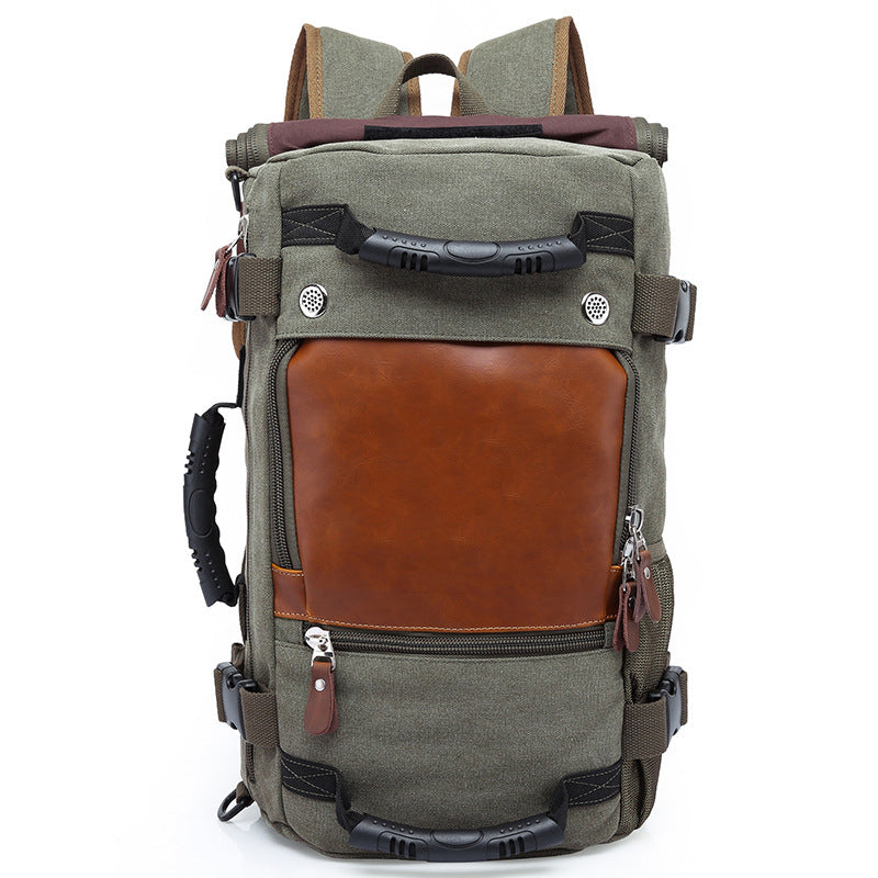 20–35L Retro Canvas Travel Rucksack