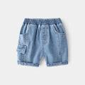 Boy's Denim Mid-Length Pants Casual Children's Mid-Waist Jeans Arrival Kids Denim Pants