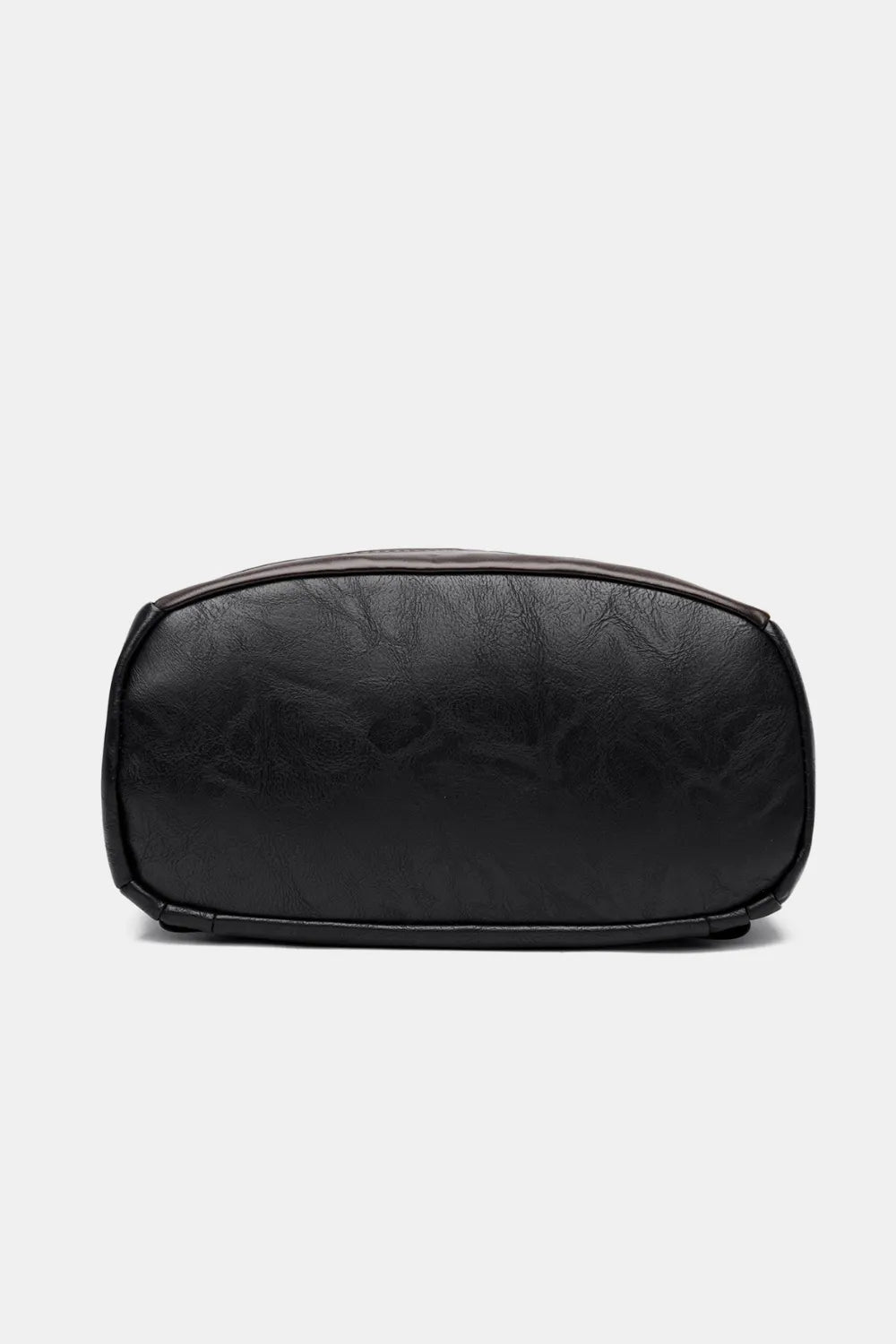 PU Leather Backpack — Casual Work & Travel Bag | Black, Dark Green, Caramel