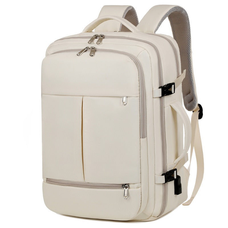 Unisex Waterproof Oxford Backpack — Multi-Pocket 15.6" Laptop Business Travel Bag
