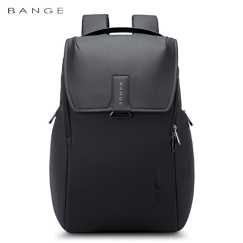 BANGE Men's Business Backpack — Large Capacity Oxford Cloth Laptop & College Schoolbag, 15.6"