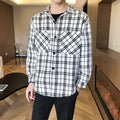 Men’s Relaxed-Fit Plaid Shirt Jacket
