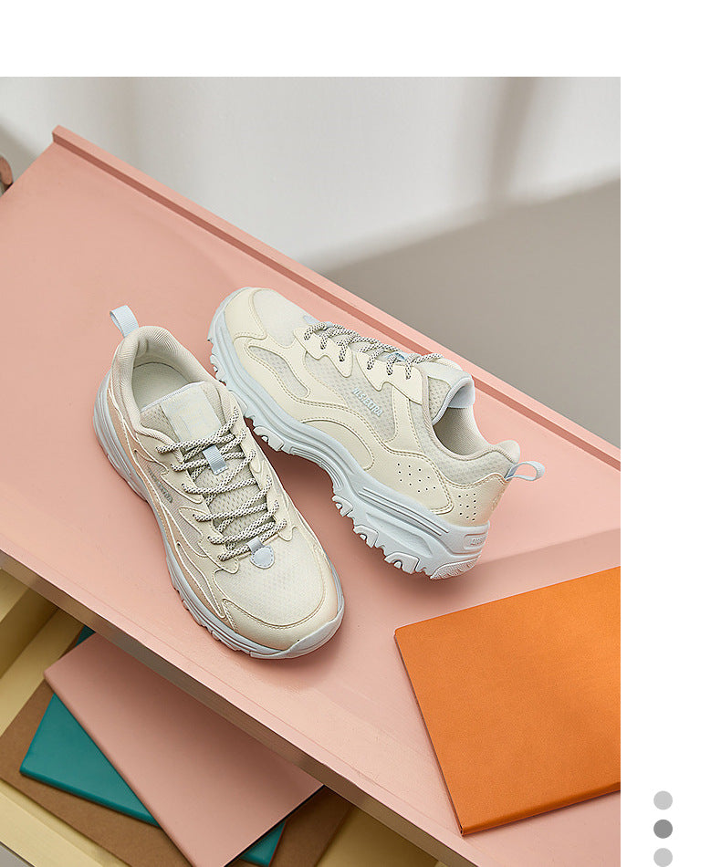 Jordan Casual Shoes for Women 2025 Summer Mesh Breathable Dad Shoes Lightweight Wear-Resistant Contrasting Color Shoes Women's Shoes Sports Shoes