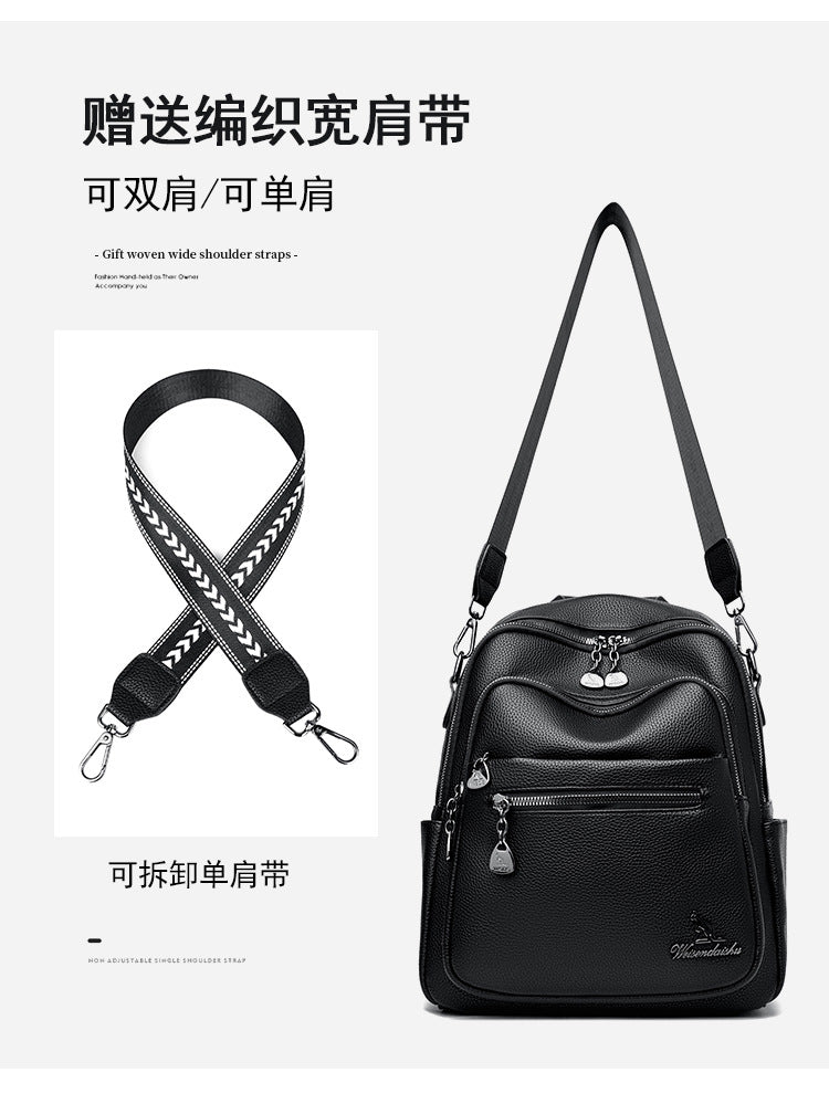 Foreign trade new shoulder bag fashion versatile large capacity backpack shopping backpack travel casual backpack wholesale women's bag