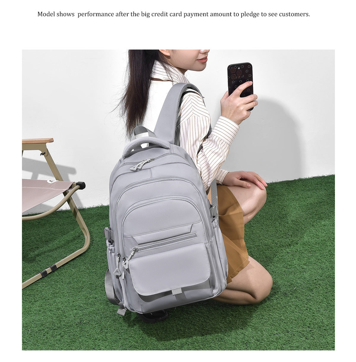 Japanese style large capacity western style men's and women's backpack simple student backpack junior high school student neutral schoolbag female fashion