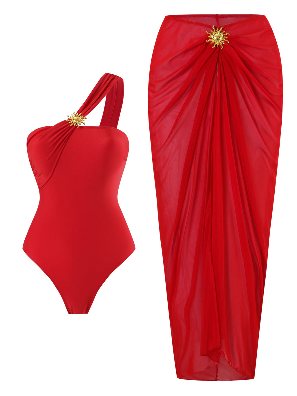 2025 Amazon New Women's Swimsuit AliExpress Solid Color Sexy High-end Fashion Hot Spring Swimsuit Women