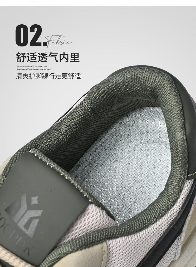 sneaker Men's 2025 Spring New Mesh Breathable Casual Shoes Men's Soft Bottom Breathable Campus Style All-match Forrest Gump Shoes