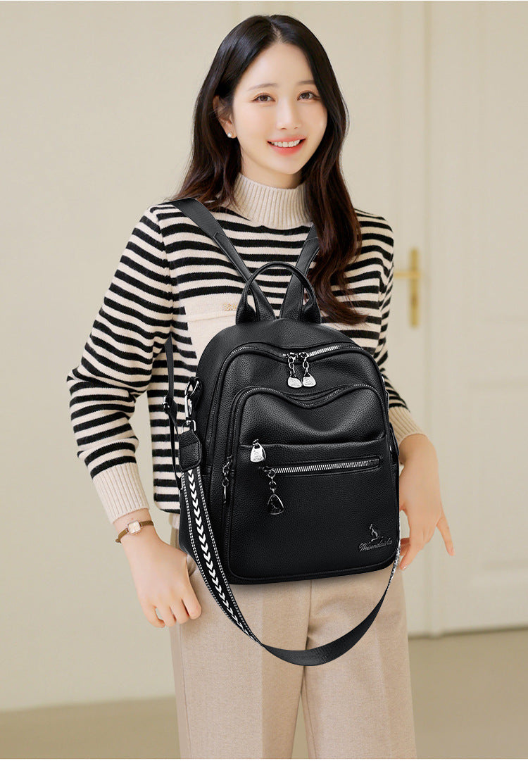 Foreign trade new shoulder bag fashion versatile large capacity backpack shopping backpack travel casual backpack wholesale women's bag