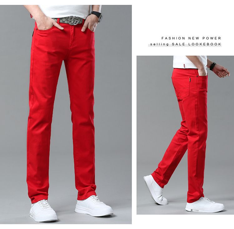 Men's Casual Pants Loose Straight-Leg Multi-Color Men's Fashion Business Trend 2026 Style Versatile New Foreign Trade Men's Long Pants