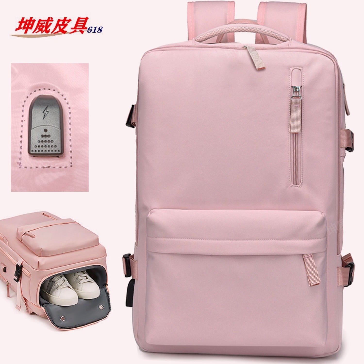 New Large Capacity Short-distance Travel Backpack Multi-function Casual Backpack Laptop Backpack Travel Bag Wash Bag