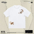 2026 New Heavyweight Pure Cotton Printed Round Neck Short-Sleeve T-Shirt with Squirrel Design, Loose Casual Style for Men and Women, Couple's Half-Sleeve Ins