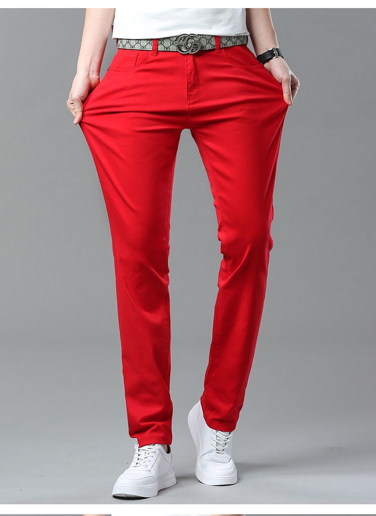 Men's Casual Pants Loose Straight-Leg Multi-Color Men's Fashion Business Trend 2026 Style Versatile New Foreign Trade Men's Long Pants