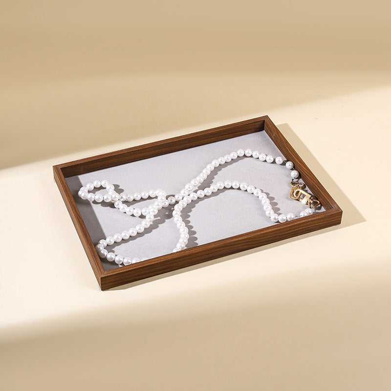 Jewelry Storage Box High-grade Exquisite Large Capacity Earrings Earrings Necklace Dressing Table Watch Jewelry Jewelry Display Stand