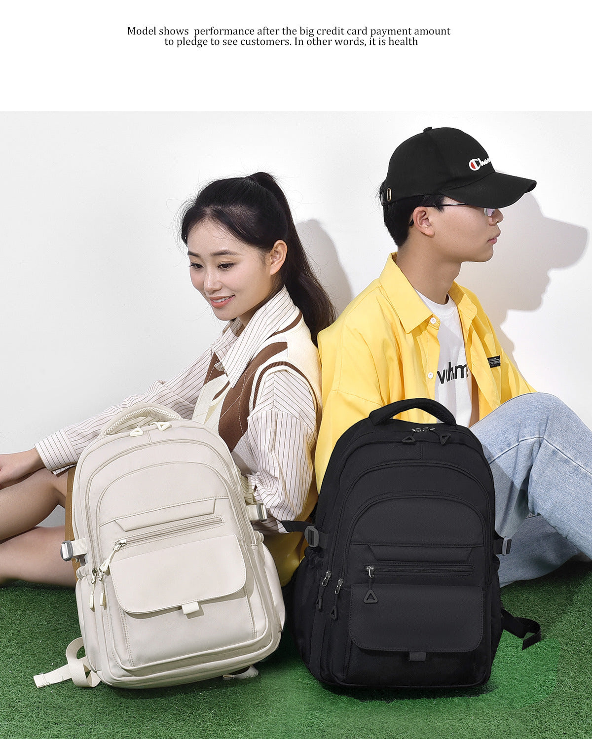 Japanese style large capacity western style men's and women's backpack simple student backpack junior high school student neutral schoolbag female fashion