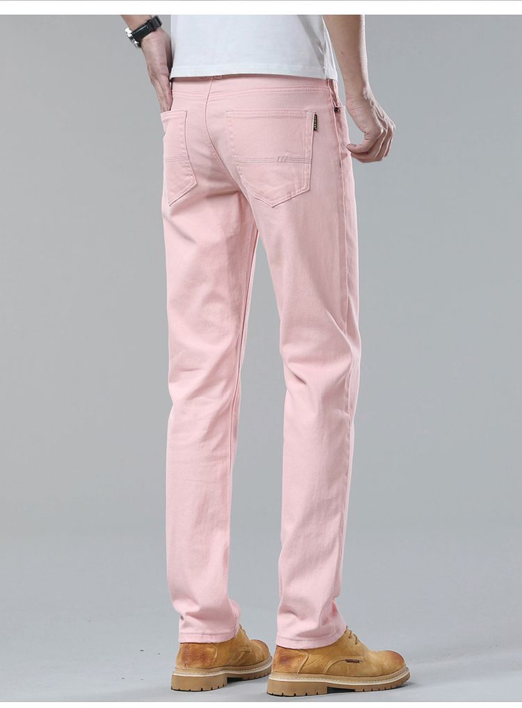 Men's Casual Pants Loose Straight-Leg Multi-Color Men's Fashion Business Trend 2026 Style Versatile New Foreign Trade Men's Long Pants