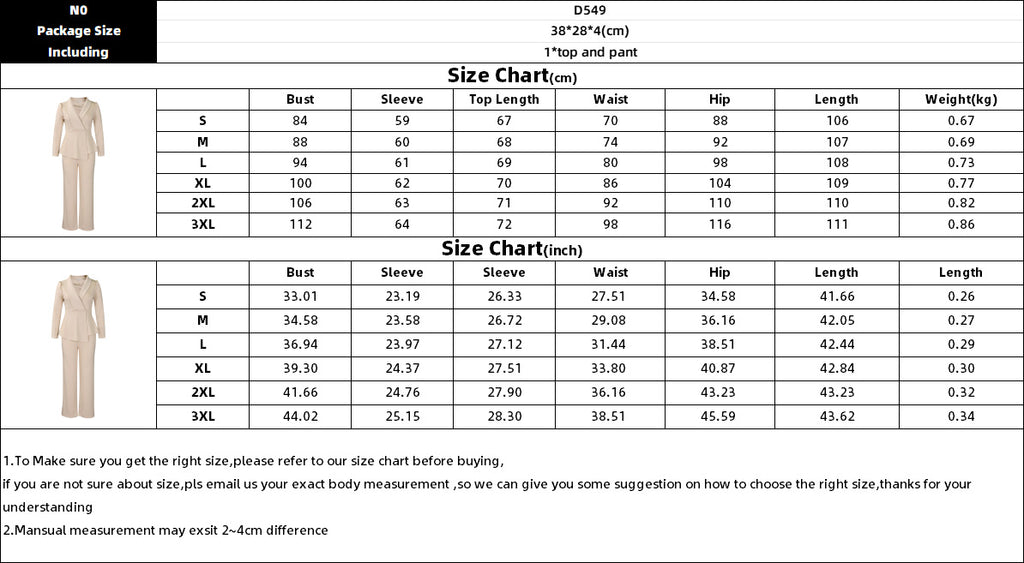 D549 European and American Clothing Winter New Fashion Elegant Elegant Ol Ruffle Top Wide Leg Pants Fashionable African Suit