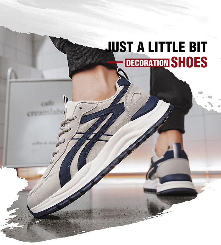 Forrest Gump Shoes Men's 2025 New Breathable Lightweight Trendy Casual Shoes Men's Thick Bottom Shock Absorbing Running Campus Style sneaker