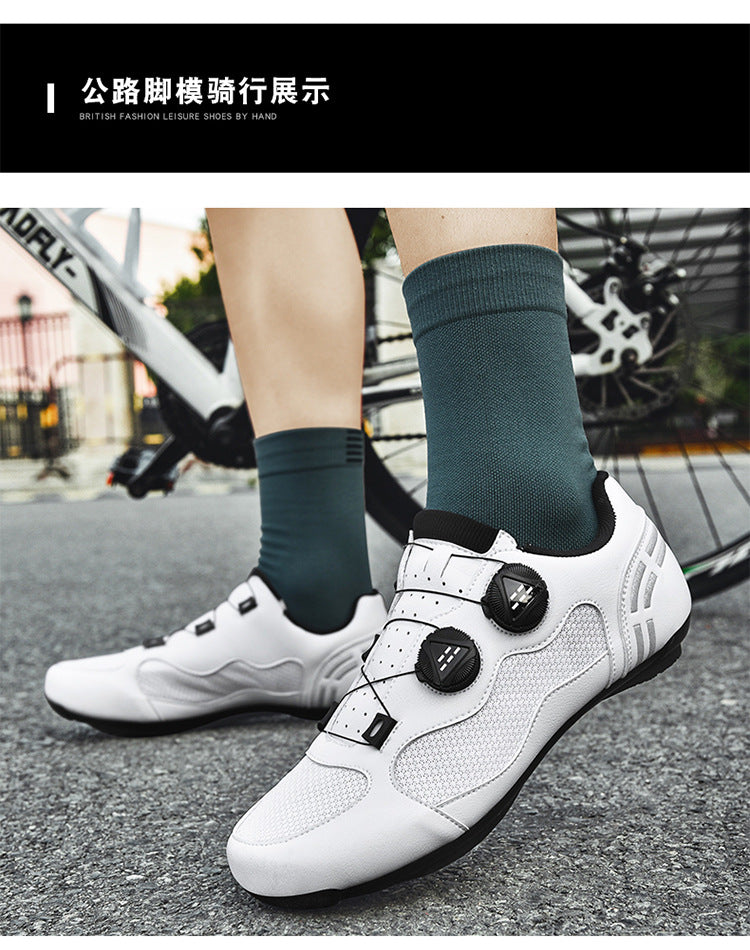 Breathable Cycling Shoes for Men and Women, Road Bike Lock Shoes, Mountain Bike Assist Shoes, Wholesale Breathable Cycling Shoes