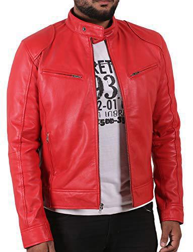 Foreign Trade Amazon European and American Men's Motorcycle Leather Jacket Men's Teenager Collar Punk Leather Jacket Men
