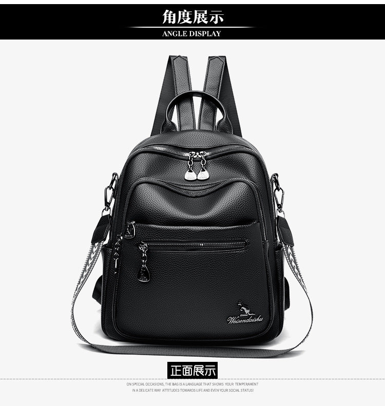 Foreign trade new shoulder bag fashion versatile large capacity backpack shopping backpack travel casual backpack wholesale women's bag