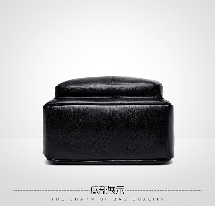 Backpack Women 2024 New Autumn Fashion Soft Leather Bag Casual Backpack Large Capacity Travel Student Women's Backpack