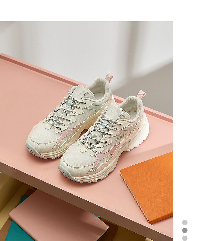 Jordan Casual Shoes for Women 2025 Summer Mesh Breathable Dad Shoes Lightweight Wear-Resistant Contrasting Color Shoes Women's Shoes Sports Shoes