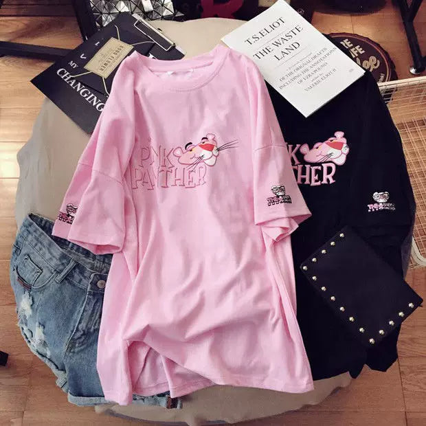 2023 Pregnant Women's Summer Cotton Short-sleeved T-shirt Loose Casual plus size Fashion Summer Pregnant Women's Long Top