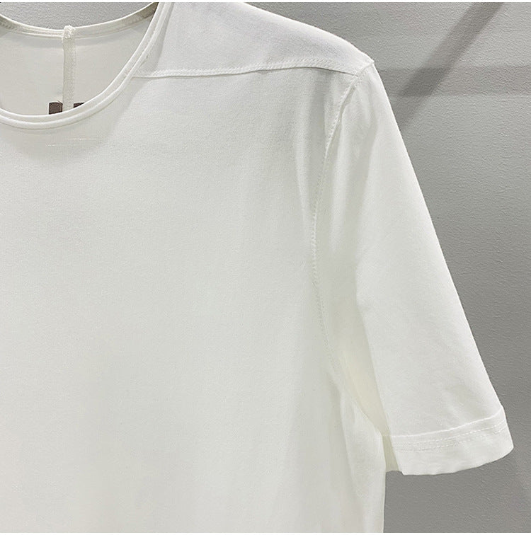 New Men's T-Shirt 2026 Spring/Summer Classic Alien Patch High-Quality Version Slim-Fit Short-Sleeve T-Shirt Summer Fashion
