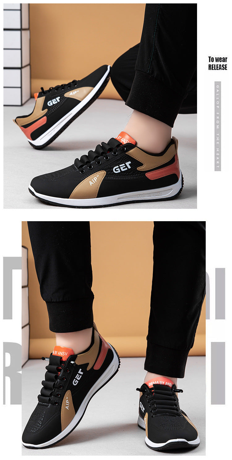Men's Shoes New Men's Shoes Men's Breathable Soft-Soled