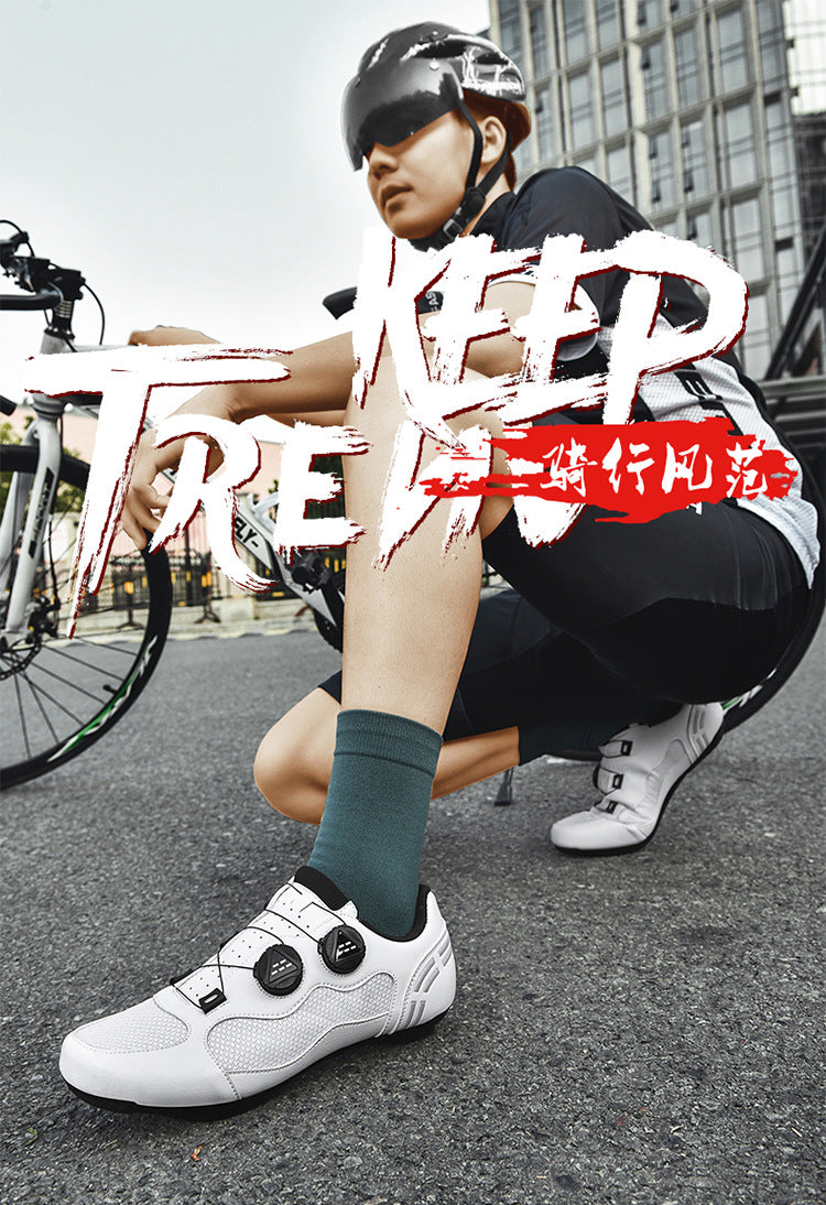 Breathable Cycling Shoes for Men and Women, Road Bike Lock Shoes, Mountain Bike Assist Shoes, Wholesale Breathable Cycling Shoes