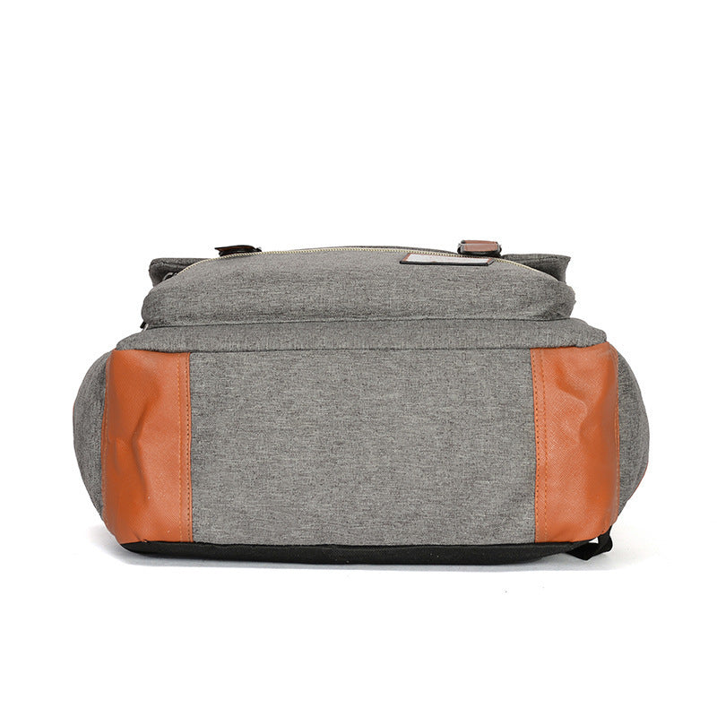 Foreign trade new schoolbag men's personality retro outdoor canvas travel backpack women's fashion backpack a generation of hair