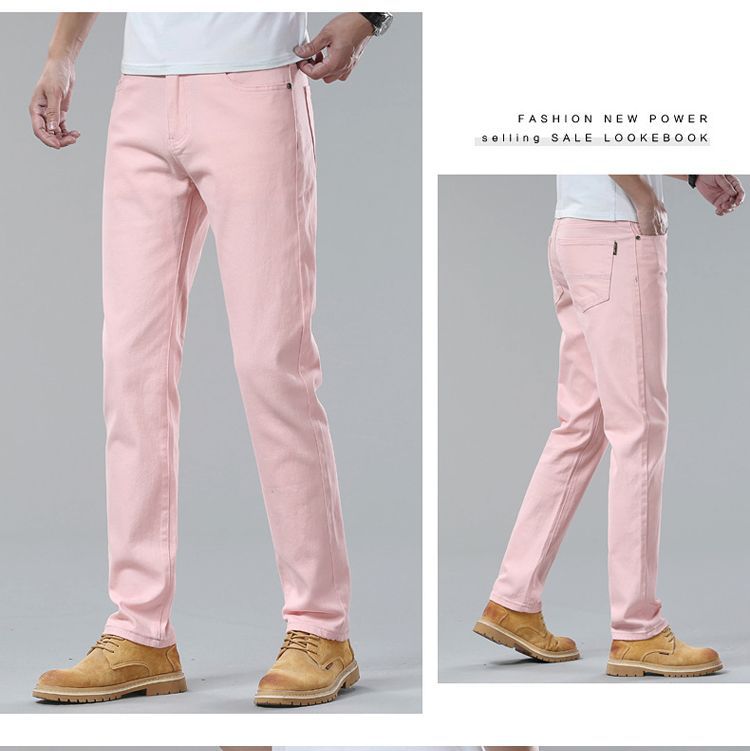 Men's Casual Pants Loose Straight-Leg Multi-Color Men's Fashion Business Trend 2026 Style Versatile New Foreign Trade Men's Long Pants