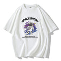 Jian Men 2026 Spring/Summer New Men's Short-Sleeve T-Shirt, Haze Blue, Loose Fit, Large Size, Trendy Half-Sleeve Cotton
