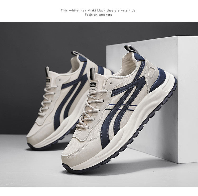 Forrest Gump Shoes Men's 2025 New Breathable Lightweight Trendy Casual Shoes Men's Thick Bottom Shock Absorbing Running Campus Style sneaker