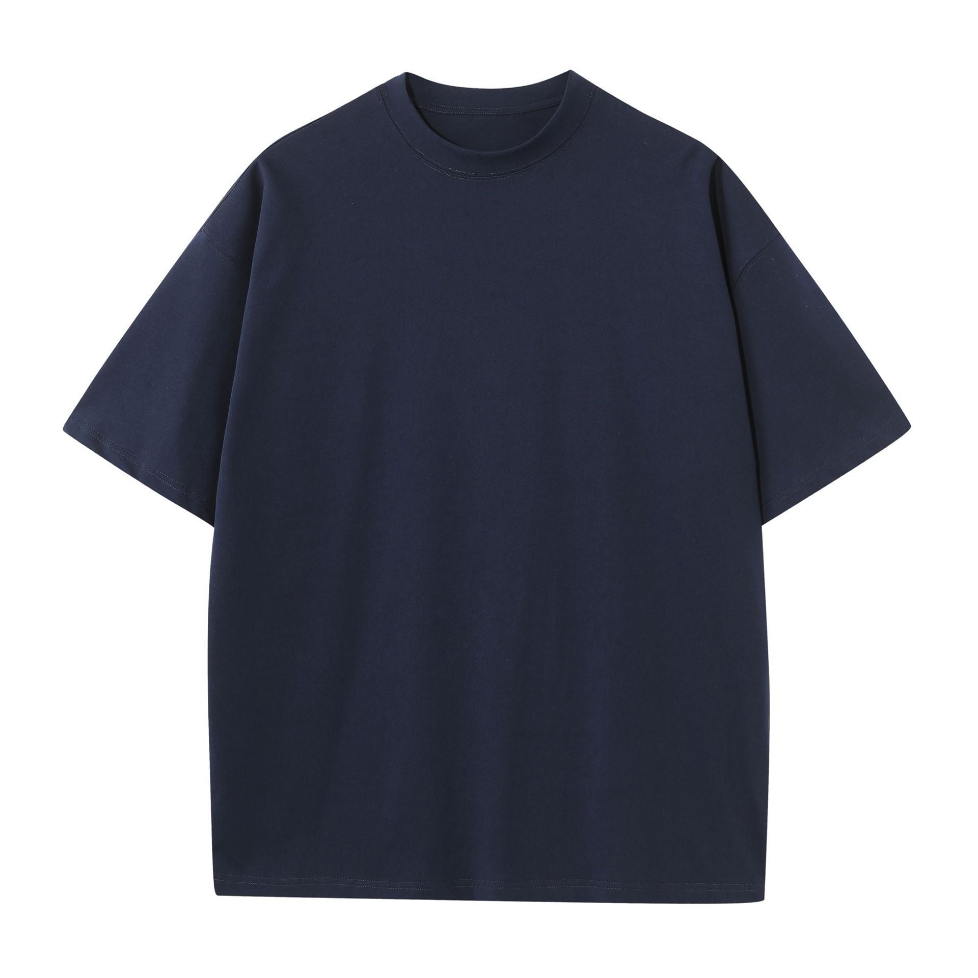 20 combed double yarn cotton 230g heavy cotton round neck short sleeve blank shirt T-shirt support printing LOGO