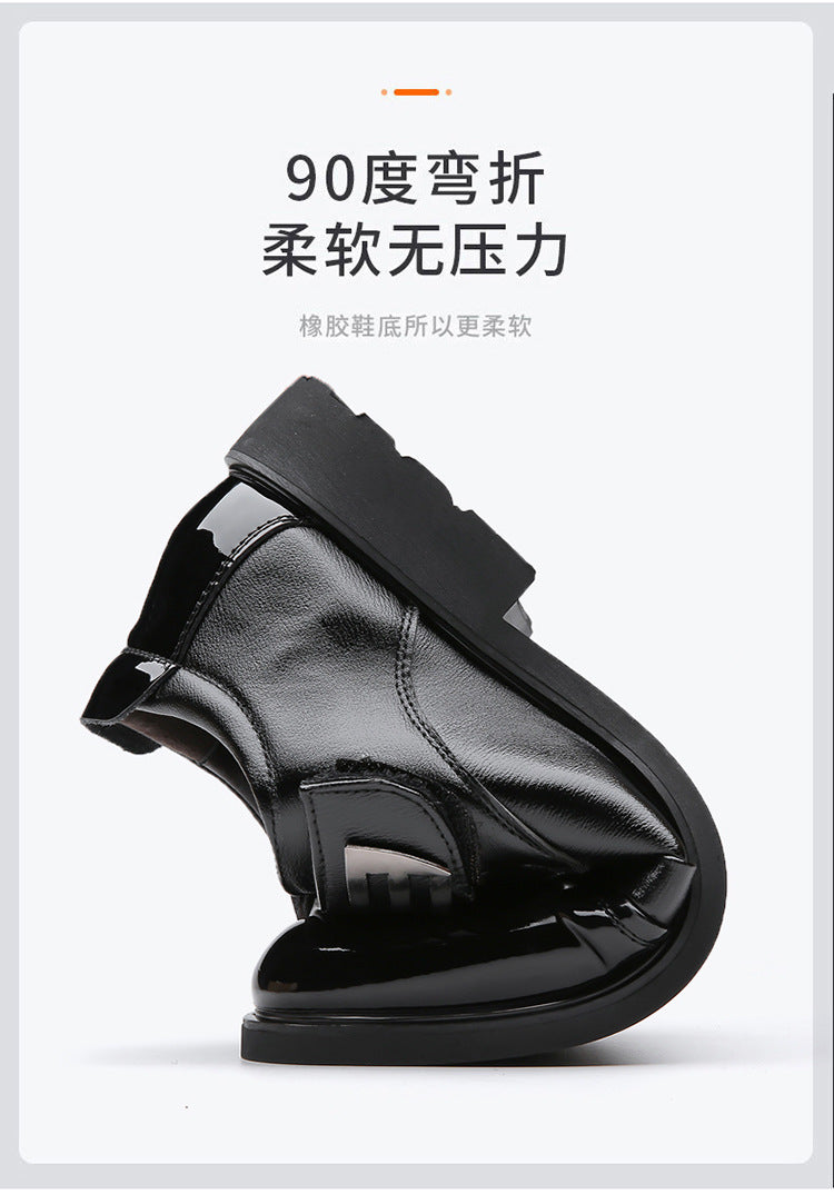 Cross-Border spring men's business formal wear men's shoes casual leather shoes British trendy soft bottom shoes Korean style leather shoes wedding