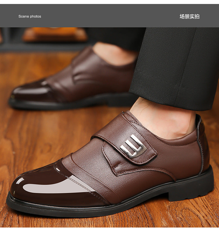 Cross-Border spring men's business formal wear men's shoes casual leather shoes British trendy soft bottom shoes Korean style leather shoes wedding