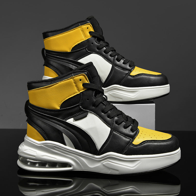 Men’s Mid-Top Lace-Up Casual Sneakers