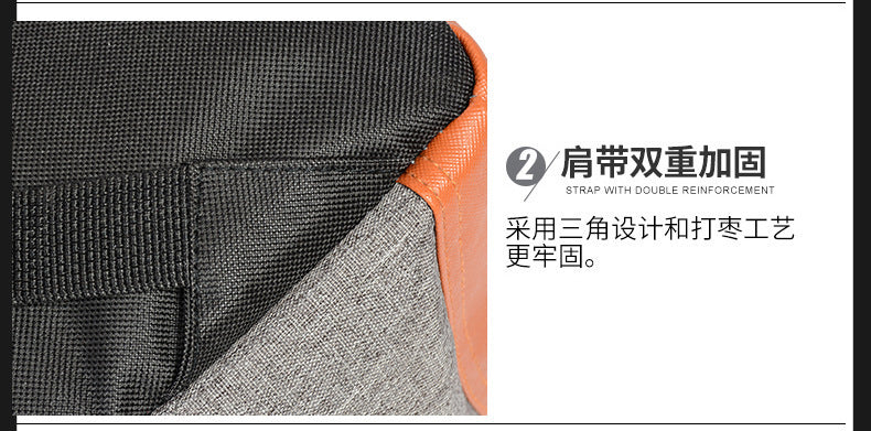 Foreign trade new schoolbag men's personality retro outdoor canvas travel backpack women's fashion backpack a generation of hair