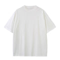20 combed double yarn cotton 230g heavy cotton round neck short sleeve blank shirt T-shirt support printing LOGO
