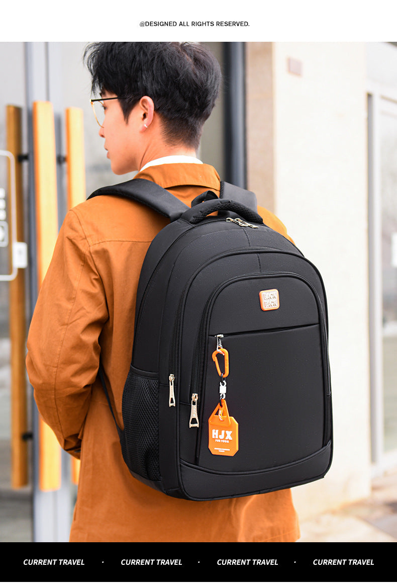 New backpack outdoor leisure large capacity travel backpack short-distance work storage backpack student schoolbag