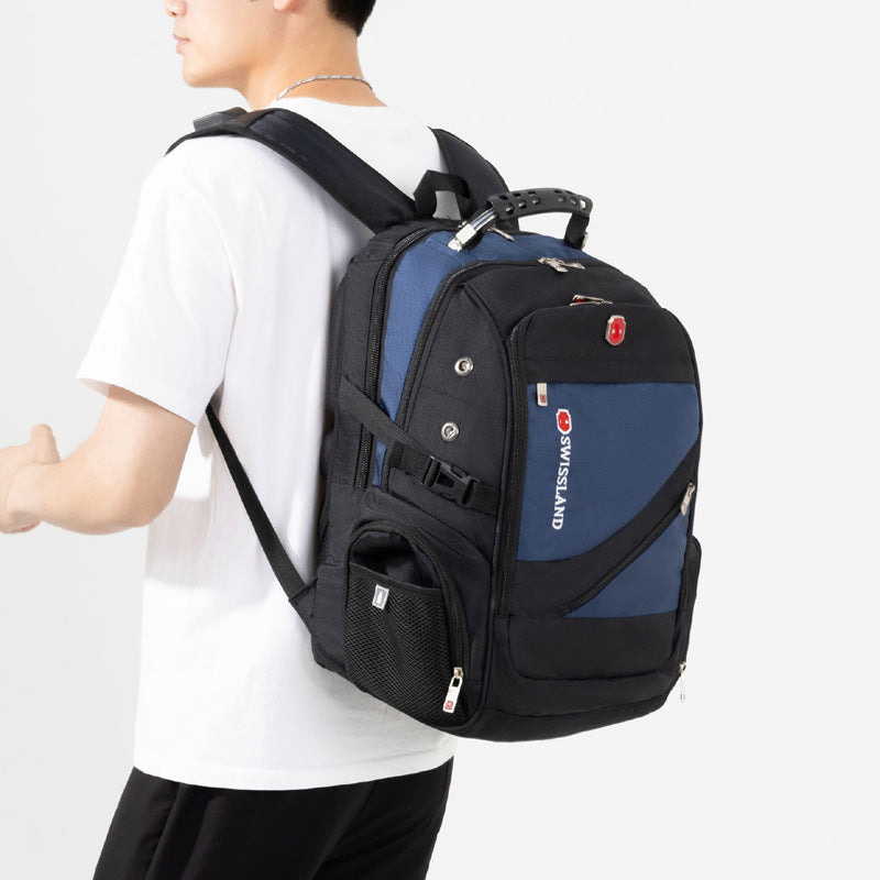 New Backpack Men's Backpack Laptop Bag Business Large Capacity Travel Bag Student School Bag Wholesale