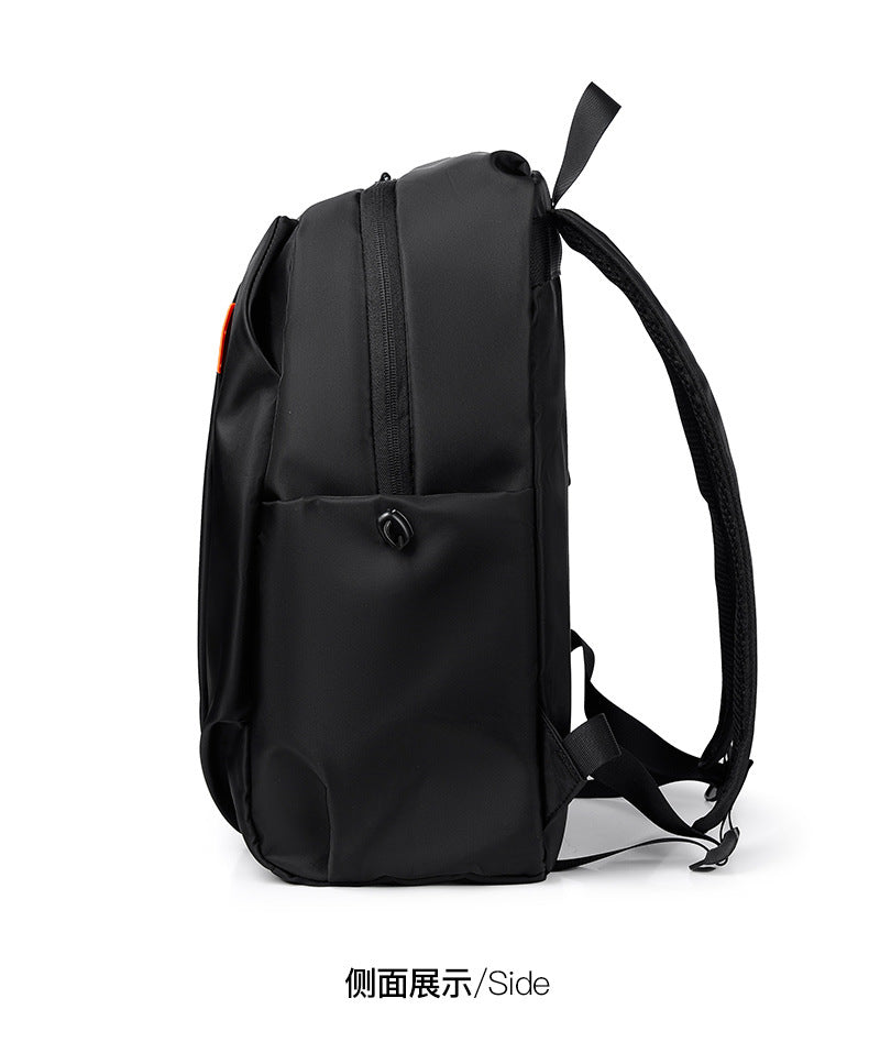 Casual Men's Backpack Cross-border Simple All-match 14-inch Backpack Uab Charging Holes Student Book Backpack